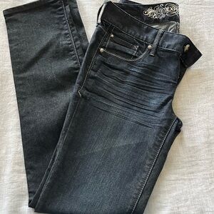 Express Blue Skinny Jeans with Stretch and Soft Finish